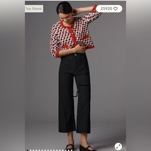 Maeve Black Cropped Jeans